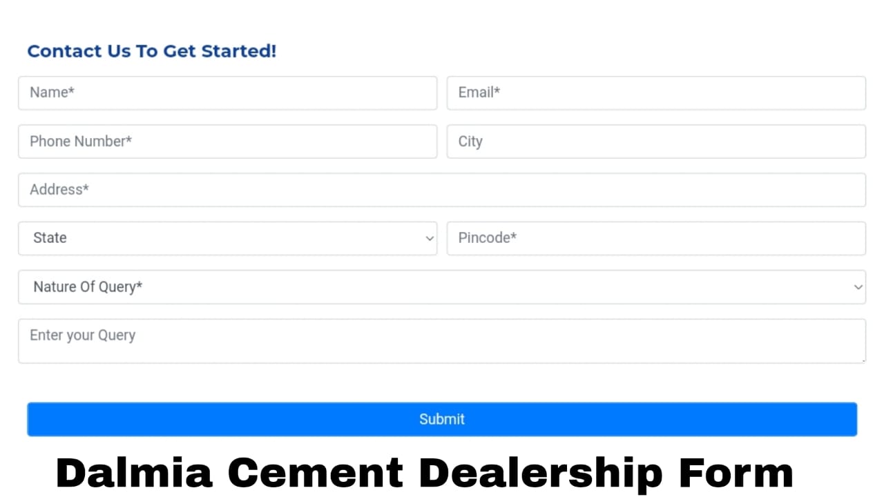 Dalmia Cement Dealership 